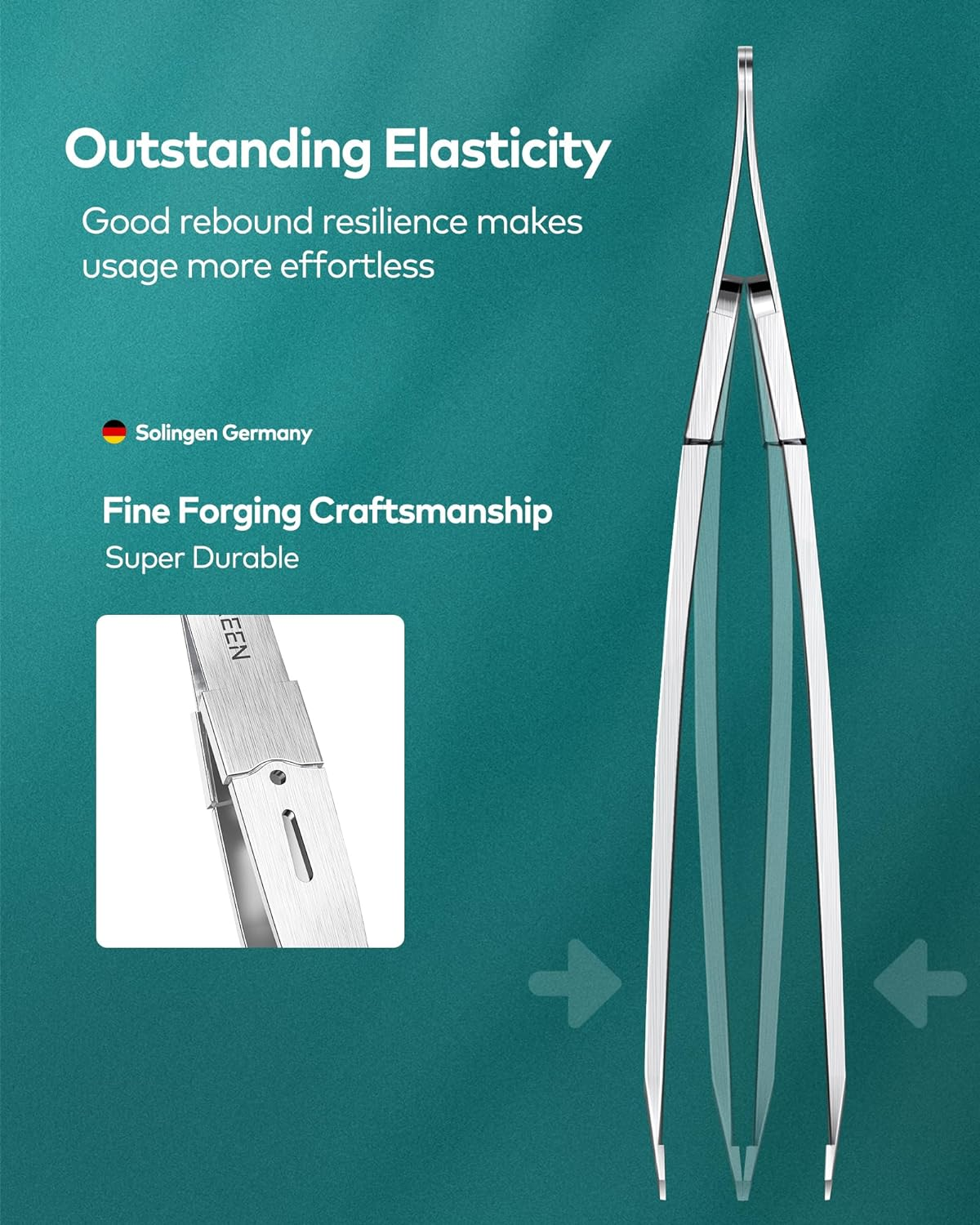 Mr.Green Tweezers for Women Facial Hair, Professional Precision Eyebrow Tweezer for Women and Men, Premium Stainless Steel Slanted Hair Removal Pince a Epiler