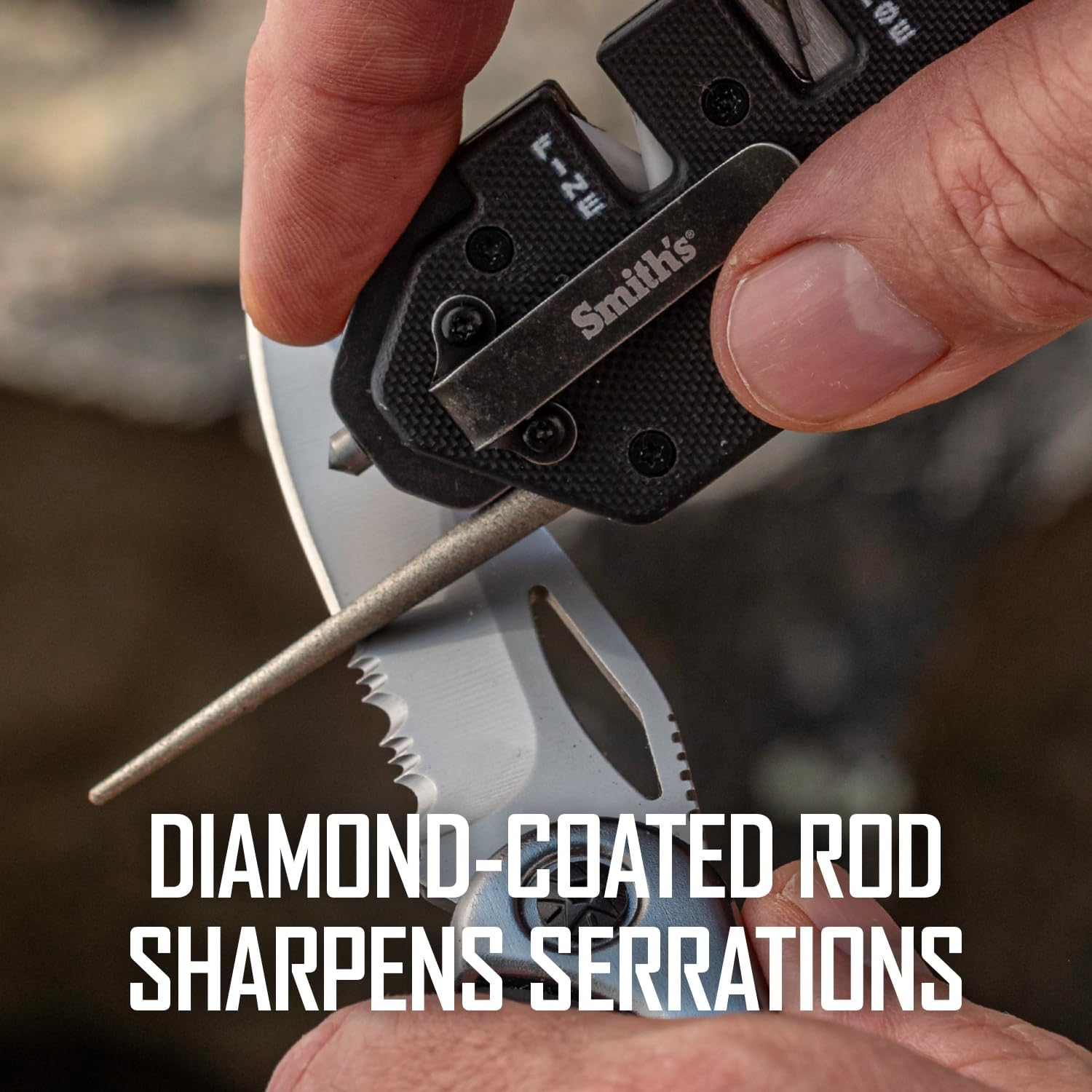 Smith'S 50979 Pp1-Tactical Knife Sharpener (Black) image number 4