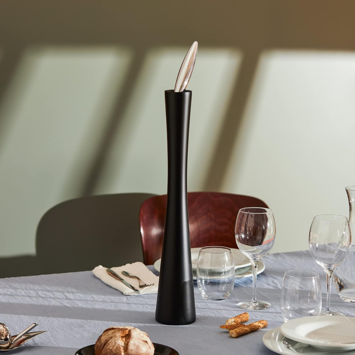 Alessi Giant Black Wood Pepper Mill (MP1562) image number 4