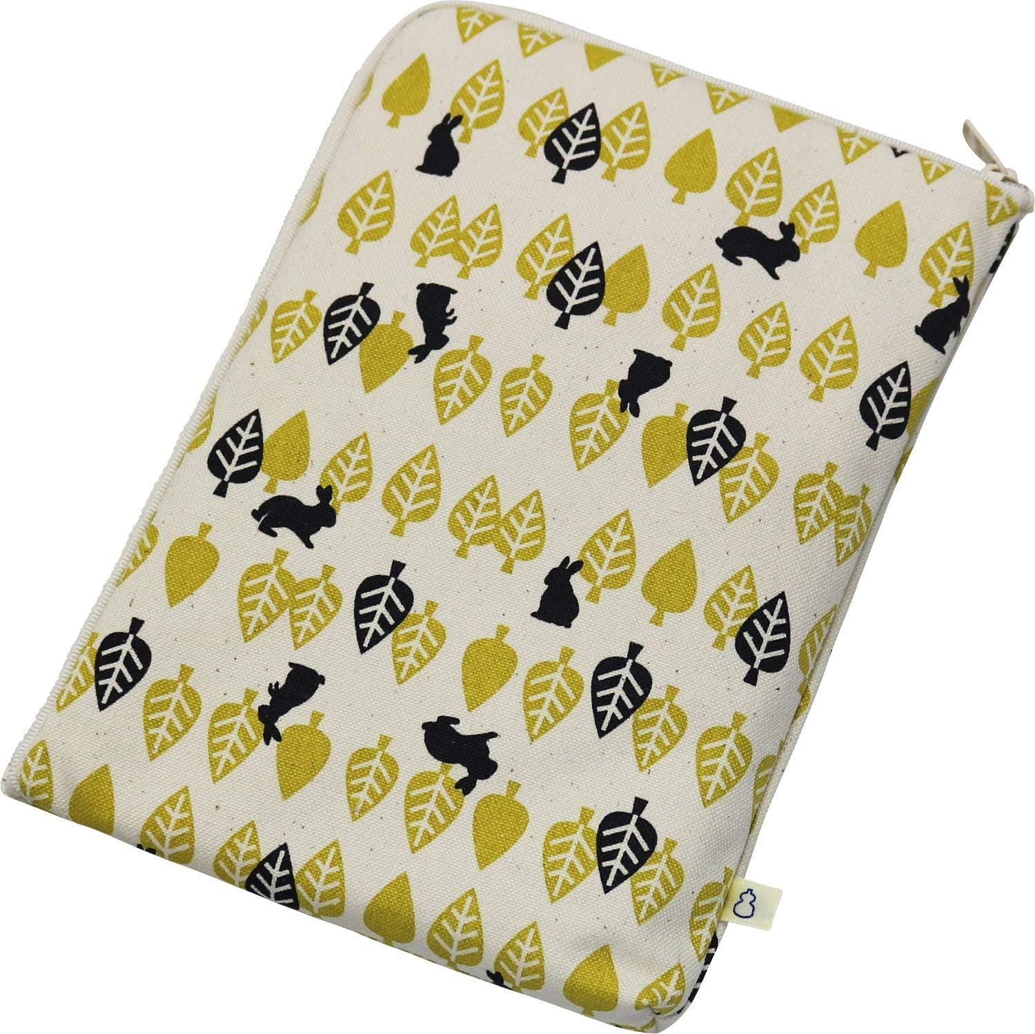 Kyoyu Techtec Canvas Goshuin Book L-Shaped Pouch, Rabbit image number 1