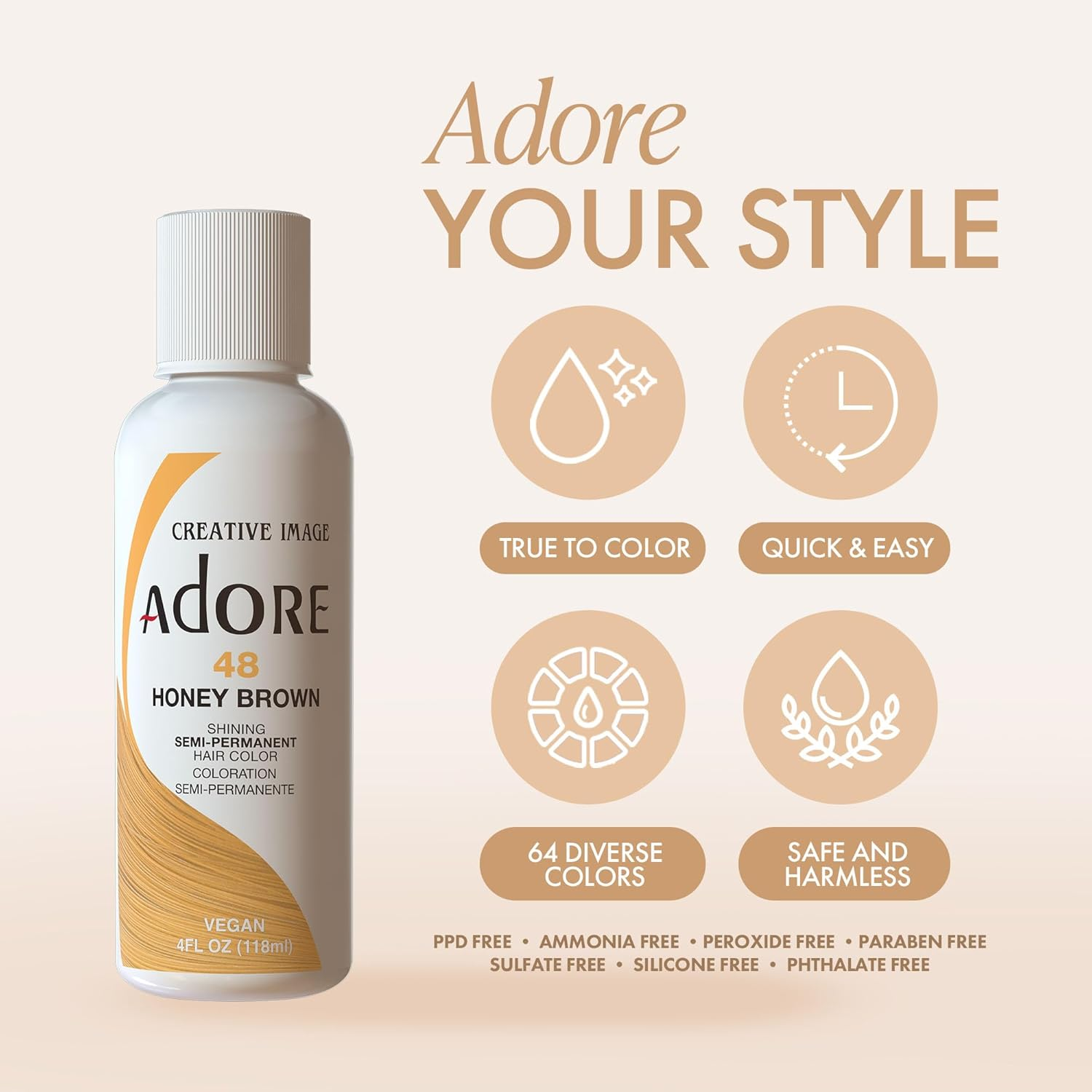 Adore Creative Image Semipermanent Hair Color image number 2