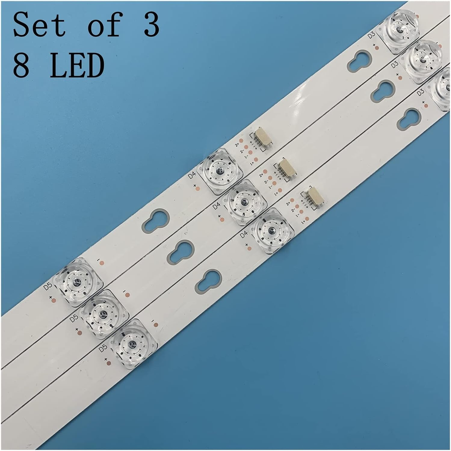 D43A810 U43P6046 Led Backlight L43P1-F 4C-LB4308-ZM02J Tot_43D2900_3X8_3030C_D6T-2D1_4S1Px2 Rev.V2 TV 8 Lamps 6V Fit for TCL image number 3