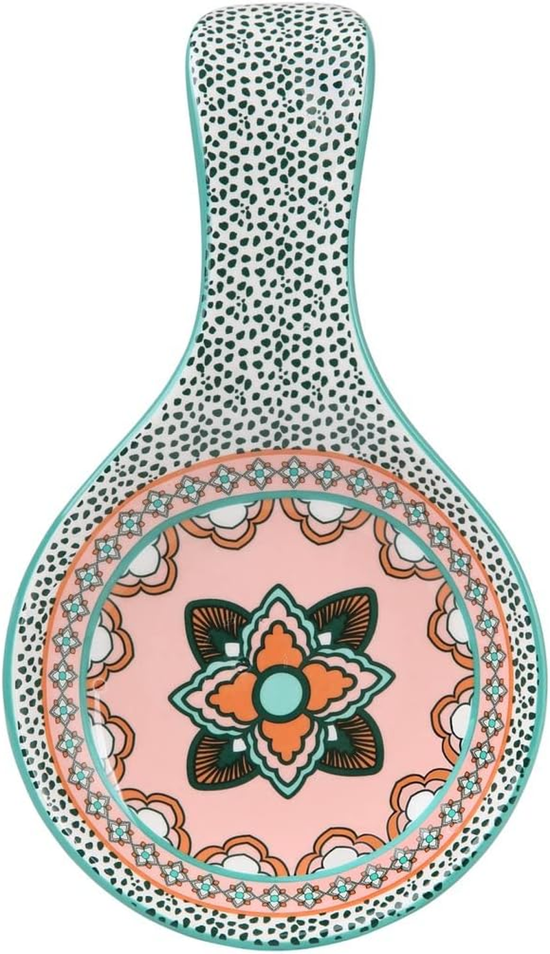 Casa Domani Pelagie Spoonrest Teal/Terracotta