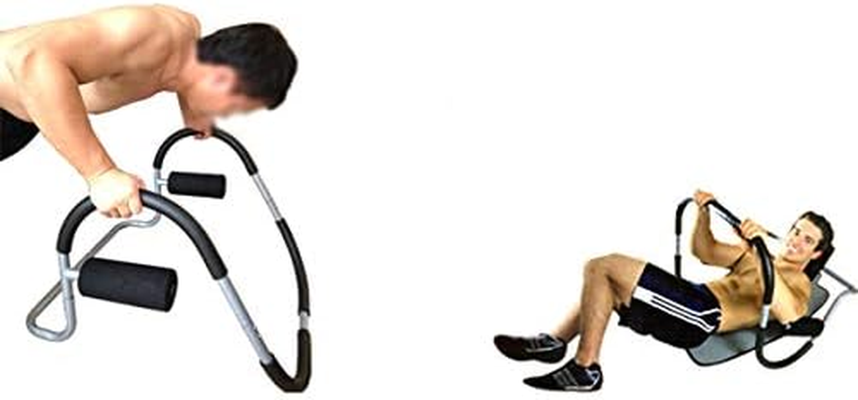 Home Gym Fitness AB Roller Abdominal Crunch Exercise Machine Situp Trainer image number 1