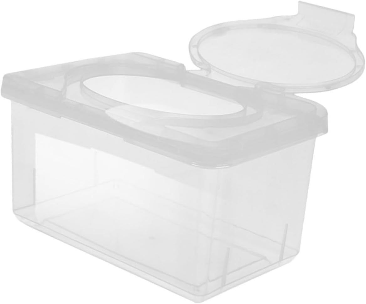 Wipe Dispenser for Bathroom Reusable Baby Wipe Container Storage Case Holder Baby Wet image number 3