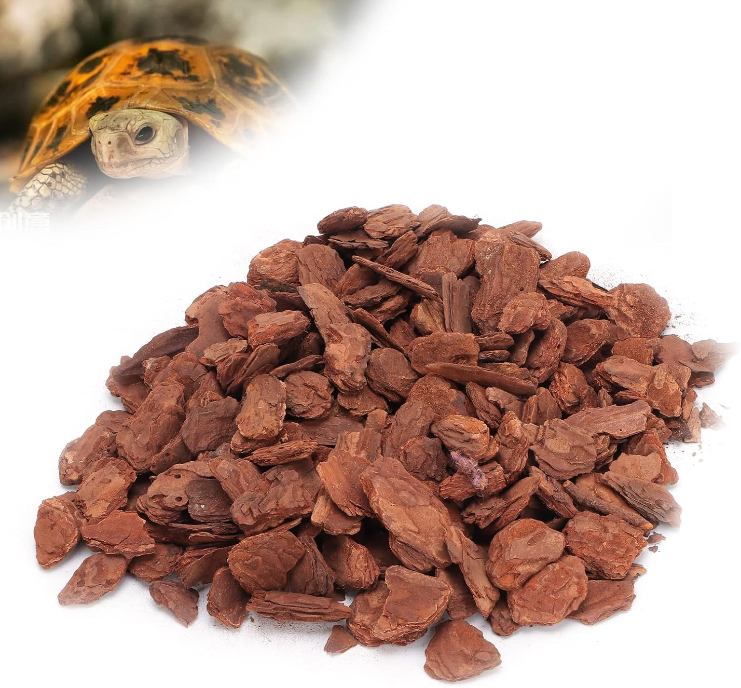 Bark Bedding, All Pine Bark Turtle Bedding Safe for Gardening for Reptile Life image number 1