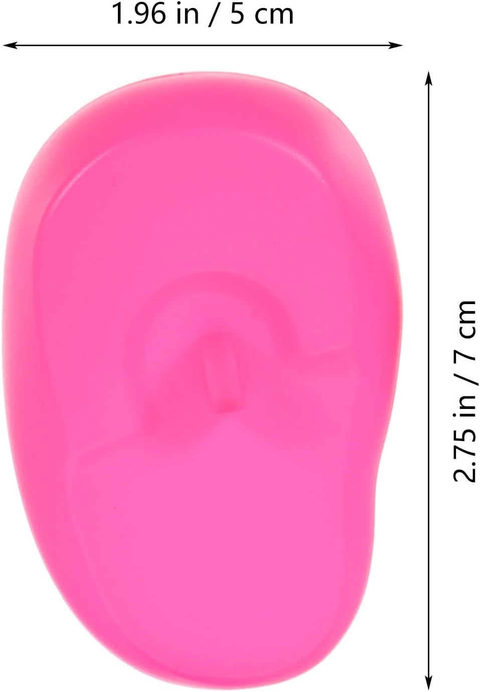 3 Pairs Hairdressing Ear Cover Professional Silicone Hair Dye Earmuffs Ear Protector Ear Cover for Salon Home Hair Dye Shower Bathing image number 3