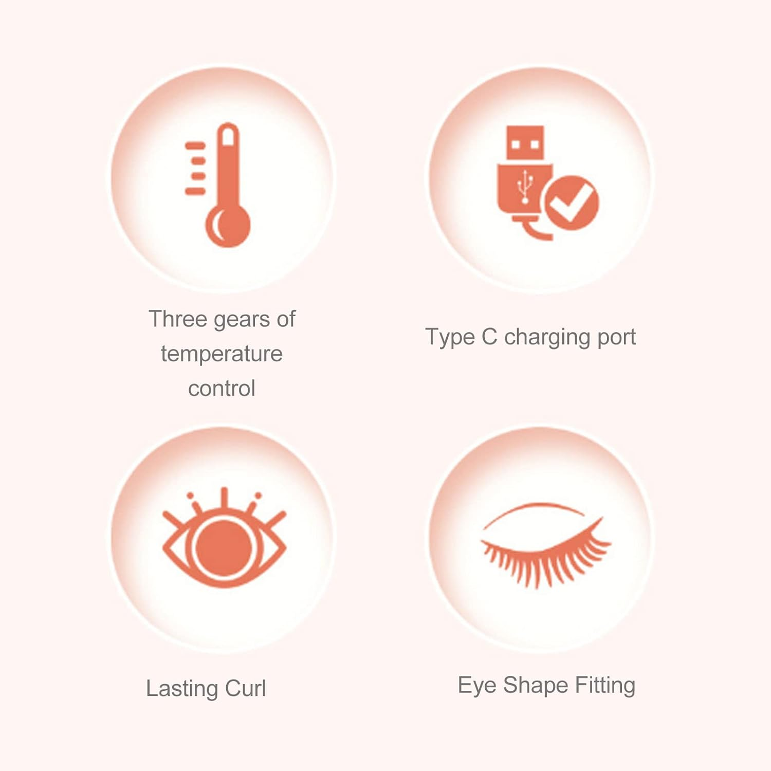 ELECTRIC HEATING EYELASH CURLER LCD TEMPERATURE CONTROLLED for ALL EYE SHAPES image number 4