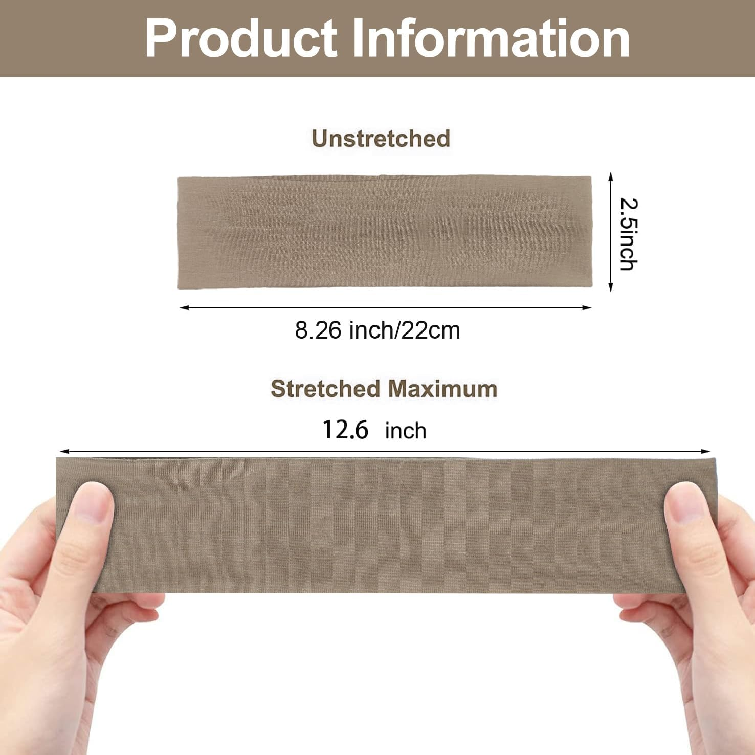 Headband,Lightweight Sports Headband Non-Slip Silicone Elastic Headbands,H HOME-MART Athletic Skinny Headbands for Women Men- Silicone Grip Hairband Mini Sweat Band,Great for Working Out - Color-E(8Pcs) image number 5