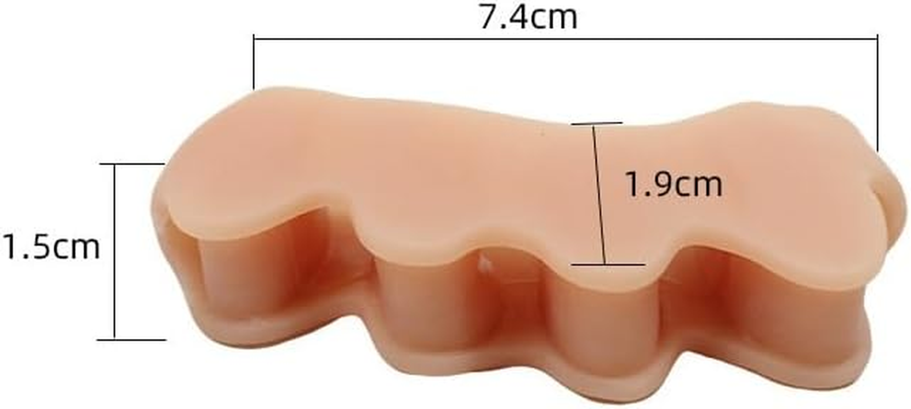 2Pcs Toe Separators for Women &ndash; Big Toe Alignment and Foot Comfort image number 5