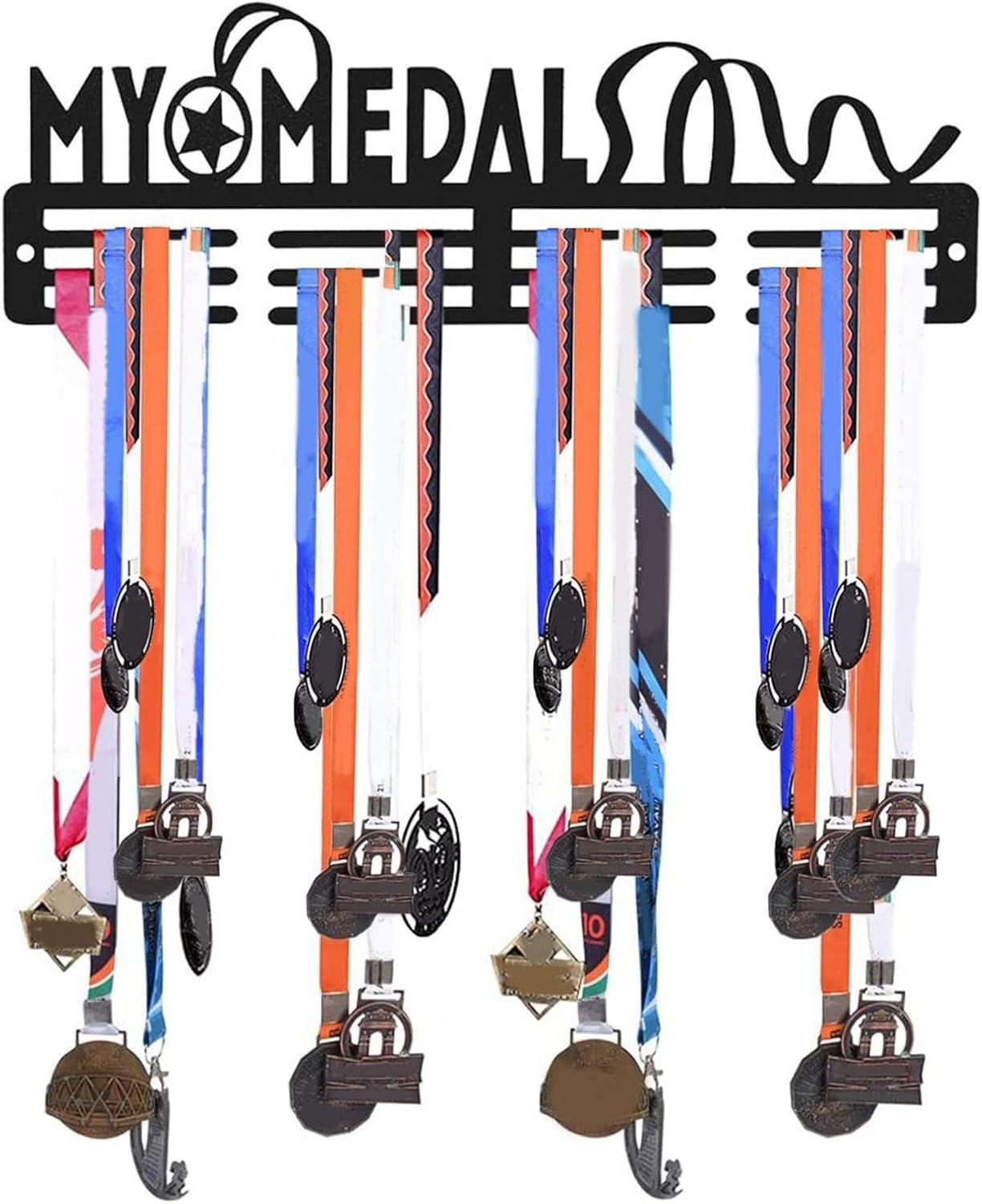 Generic Medal Holder Display Hanger Rack Wall Mounted Fame Metals Sports Medals Holder image number 3