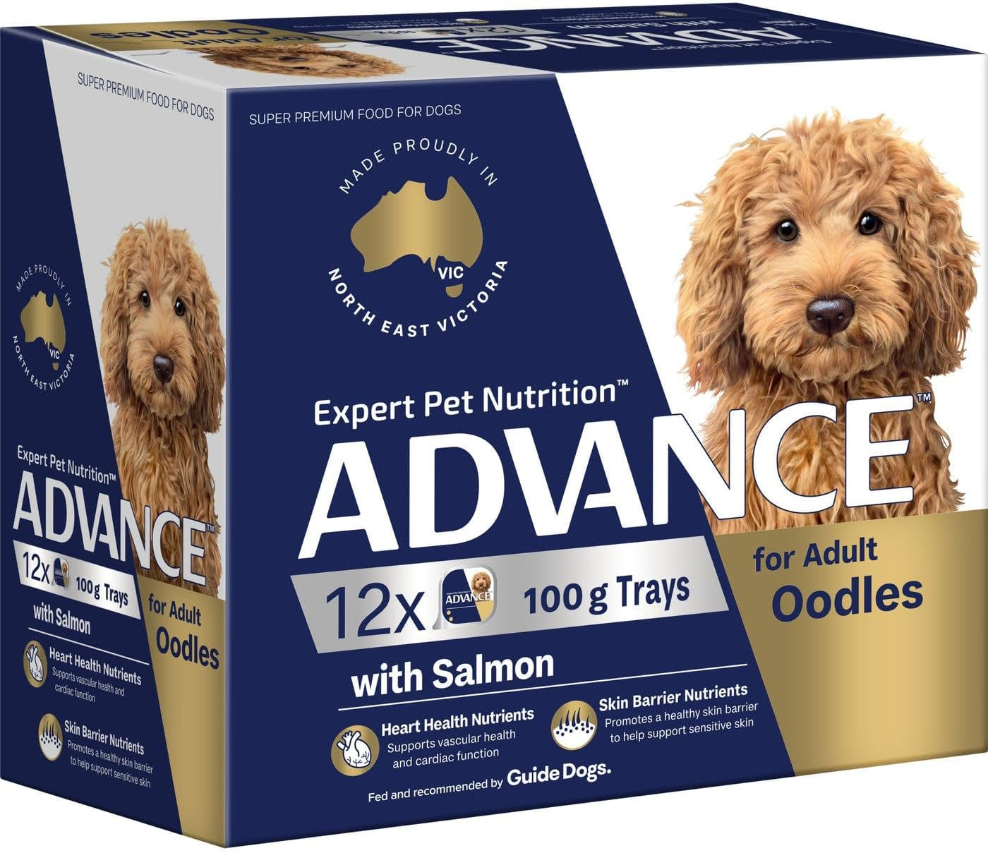 Advance Adult Oodles Salmon Wet Dog Food 100 G (Pack of 12) image number 3