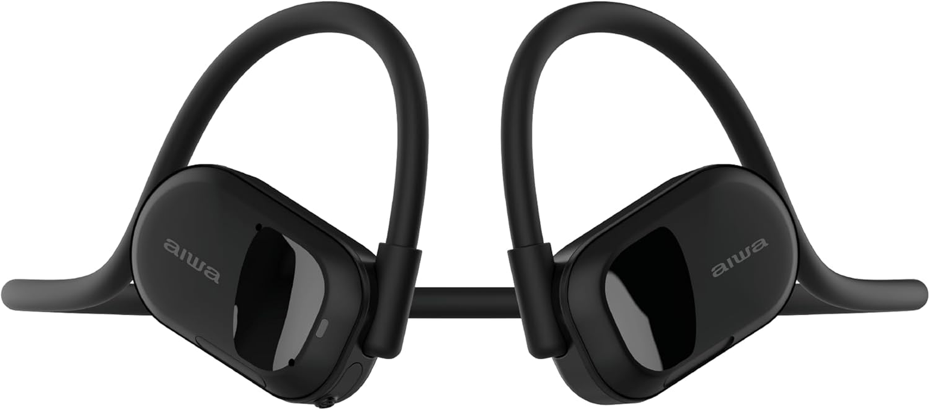 Aiwa Open-Ear Sports Bluetooth Headphones with Microphone, Black AWA4AC-BLK image number 2