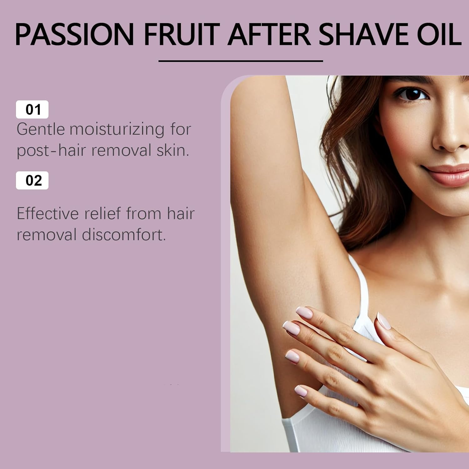 After Shave Oil,After Shave Oil Women for Smooth Skin,Reduce Hairs & Dryness,Shaving Skin Care Oils,Hydrating & Soothing Body Serum,Gentle & Non-Irritating,Reduce Discomfort after Shaving (1 PCS) - 4 Pcs image number 6