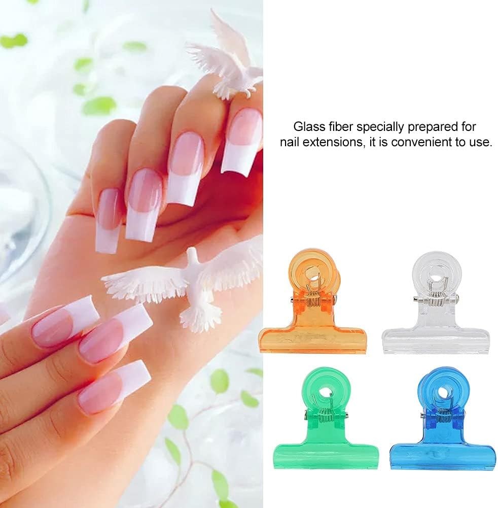 Nail Pinching Clips Nail Extension Set, Acrylic Nails Pinchers Tool Set Nail Extension, Fiberglass, for Personal Home Use Professional Nail Salon image number 4