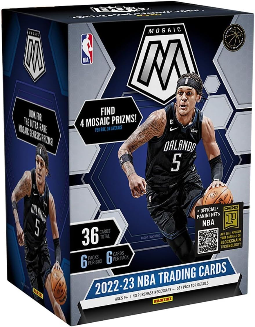 2023 Panini Mosaic Basketball Card Blaster Box - 36 Basketball Cards per Box image number 4