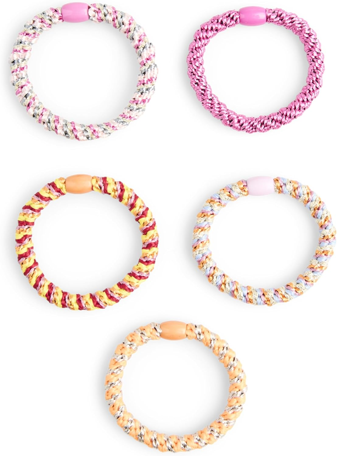 PIECES Pcjasmina Hair Elastic, Pack of 5, D2D