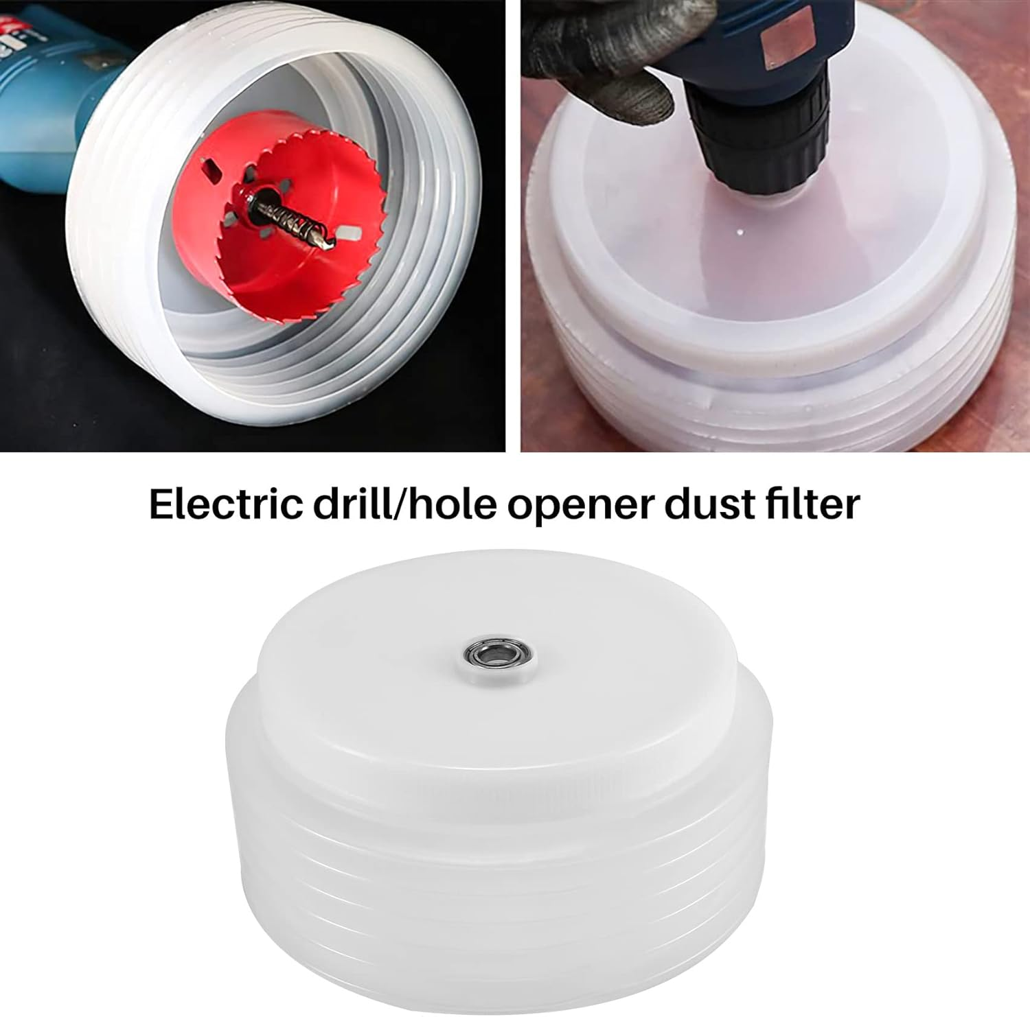 YUPVM Hole Saw Hole Opener Wood Electrician Hammer Drill Tool Accessories Dustproof Device image number 5