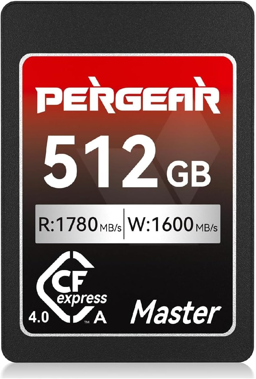 Pergear 512GB Cfexpress 4.0 Type a Memory Card, up to 1780Mb/S Read Speed & 1600Mb/S Write Speed for 4K 120P,8K for Sony Alpha Sony FX Cameras (512, GB) image number 5