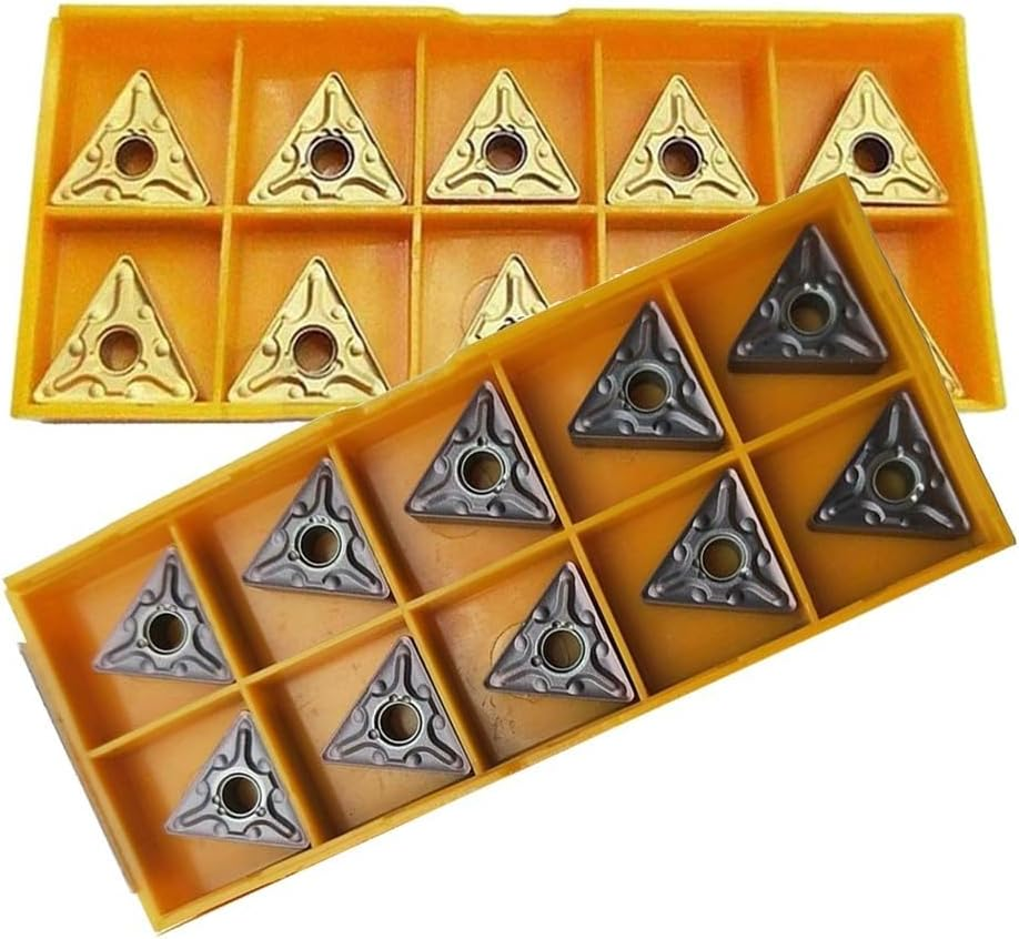 Tungsten Carbide Insert TNMG160408-MA TNMG 332 Turning Carbide Insert US735/VP15TF Lathe Chisel Indexable Tool Bit Set (20 Pieces) image number 6