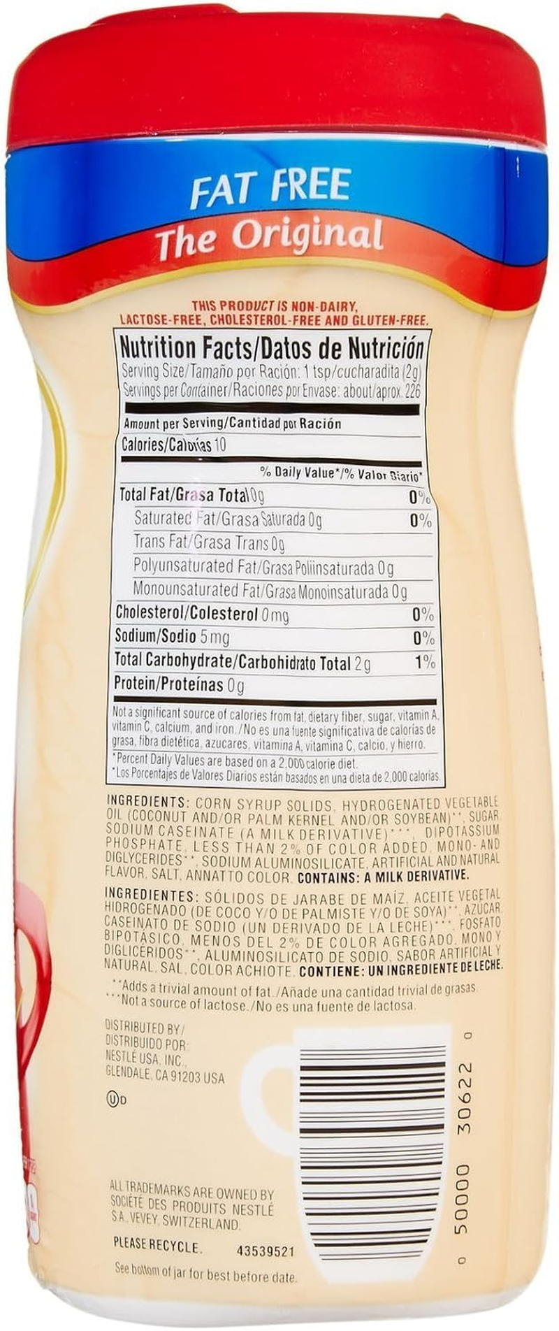 Coffee-Mate Powdered Coffee Creamer - Original - 16 Oz