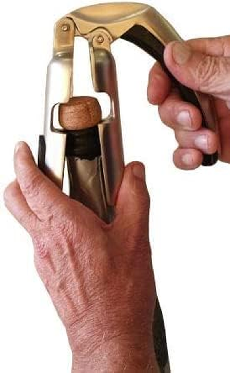 Champagne Bottle Opener Sparkling Wine Cork Puller Best Birthday or Christmas image number 2