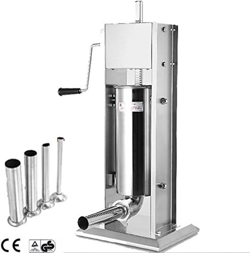 7L Stainless Steel Meat Sausage Filler Stuffer Salami Maker Vertical Machine image number 2