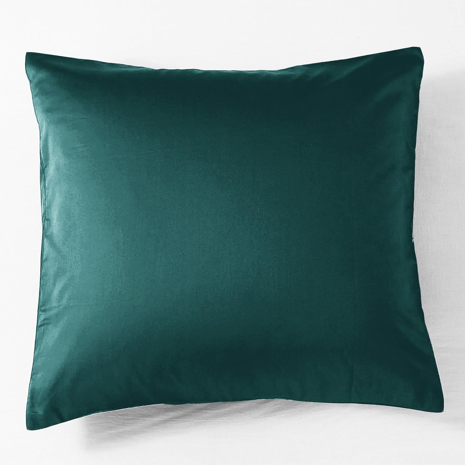 Luxton 100% 1000TC Cotton European Pillowcases 65X65Cm Linen Beige Sateen Cotton Solid Plain Linen Beige Hotel Level European Pillowcase 1PC (65X65Cm, Linen Beige) image number 4