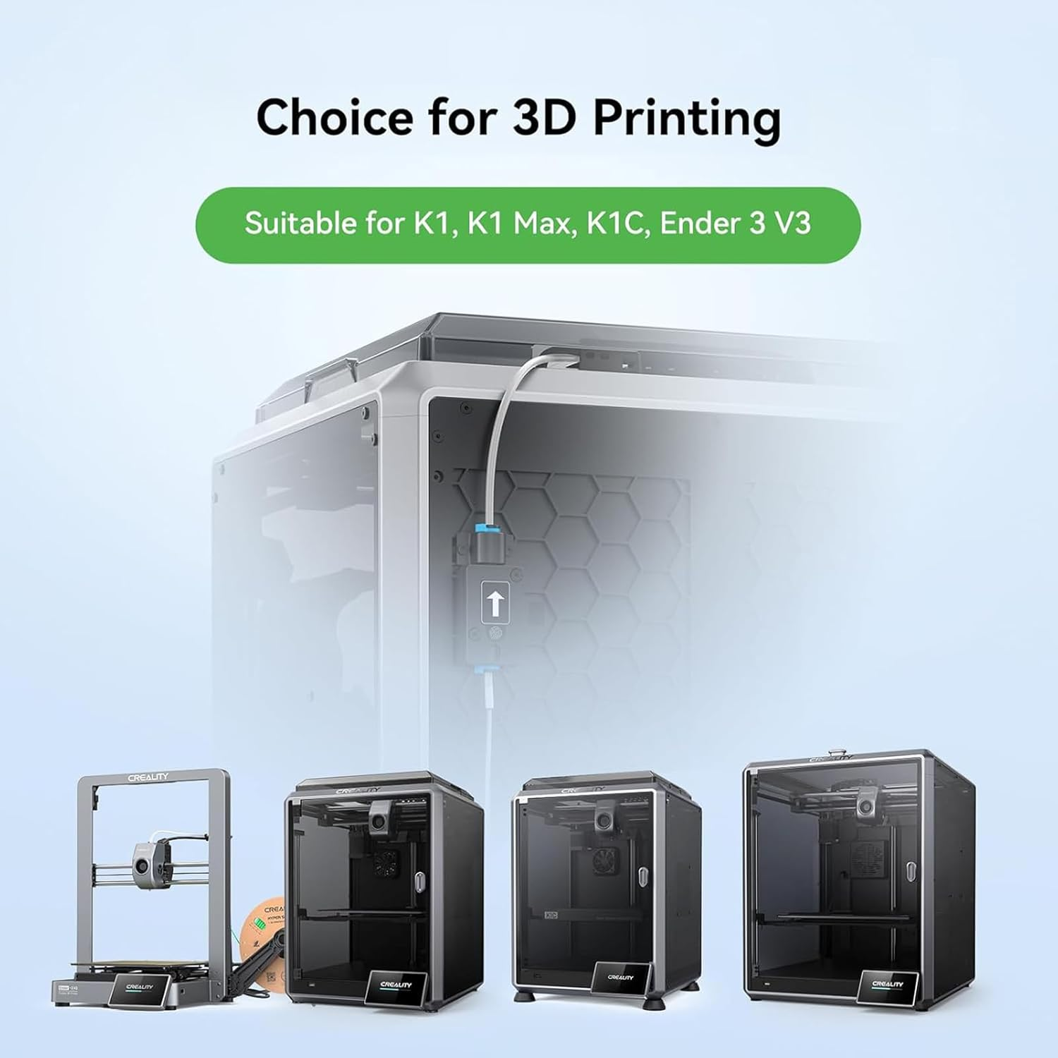 LEOWAY 3M PTFE Teflon Tube 2.5Mm Id/4.0Mm OD, PTFE Bowden Tubing for 1.75Mm Filament,Compatible with K1C, K1 Max, K1, Ender 3 V3 3D Printer image number 2