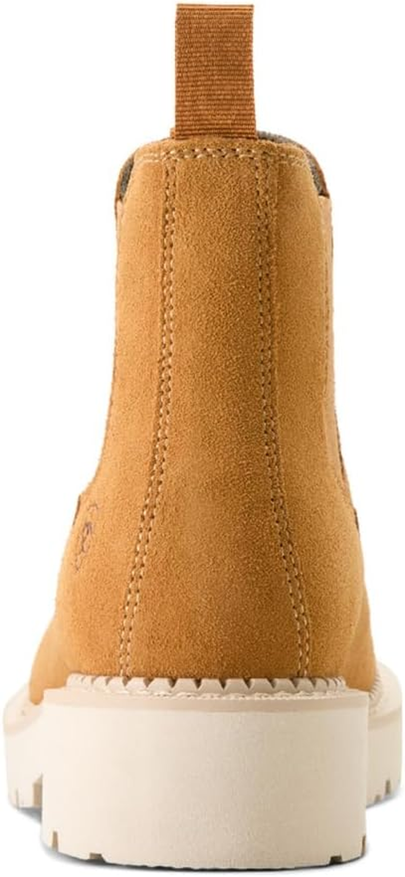 Ariat Womens Fatbaby Twin Gore round Toe Pull on Chelsea Casual Boots Ankle Low Heel 1-2" - Brown, Distressed Natural, 9.5 image number 4