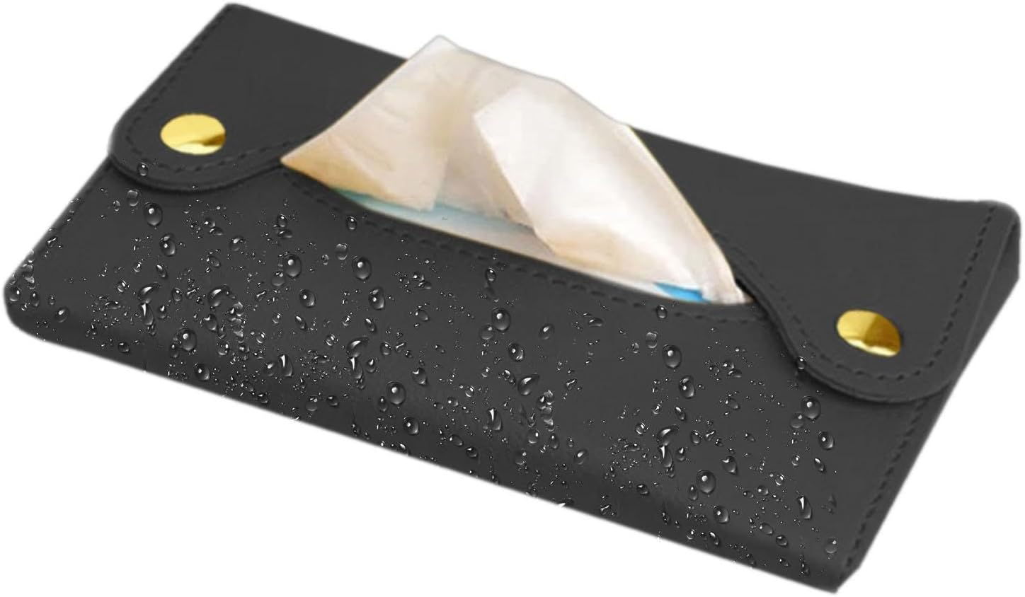 Travel Tissue Pocket Holder Bag - Pocket Tissue Holder | Travel Pouch Wipe | Pocket Paper Towel Cover | Napkin Bag Organizer| Paper Towel Pu Leather Case | Paper Box Bag | Wipe Storage Bag