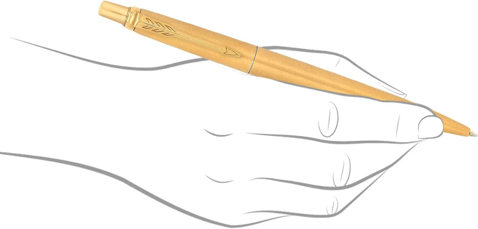 Parker Jotter Gold Trim Ball Pen, Gold image number 4