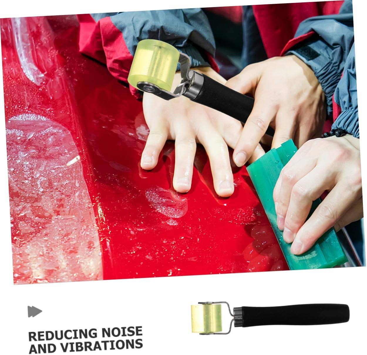 Anneome Automotive Sound Deadening Roller Rubber Insulation Tool for Noise Control and Reduction Vehicle Interiors Easy Installation for Comfortable Driving image number 5