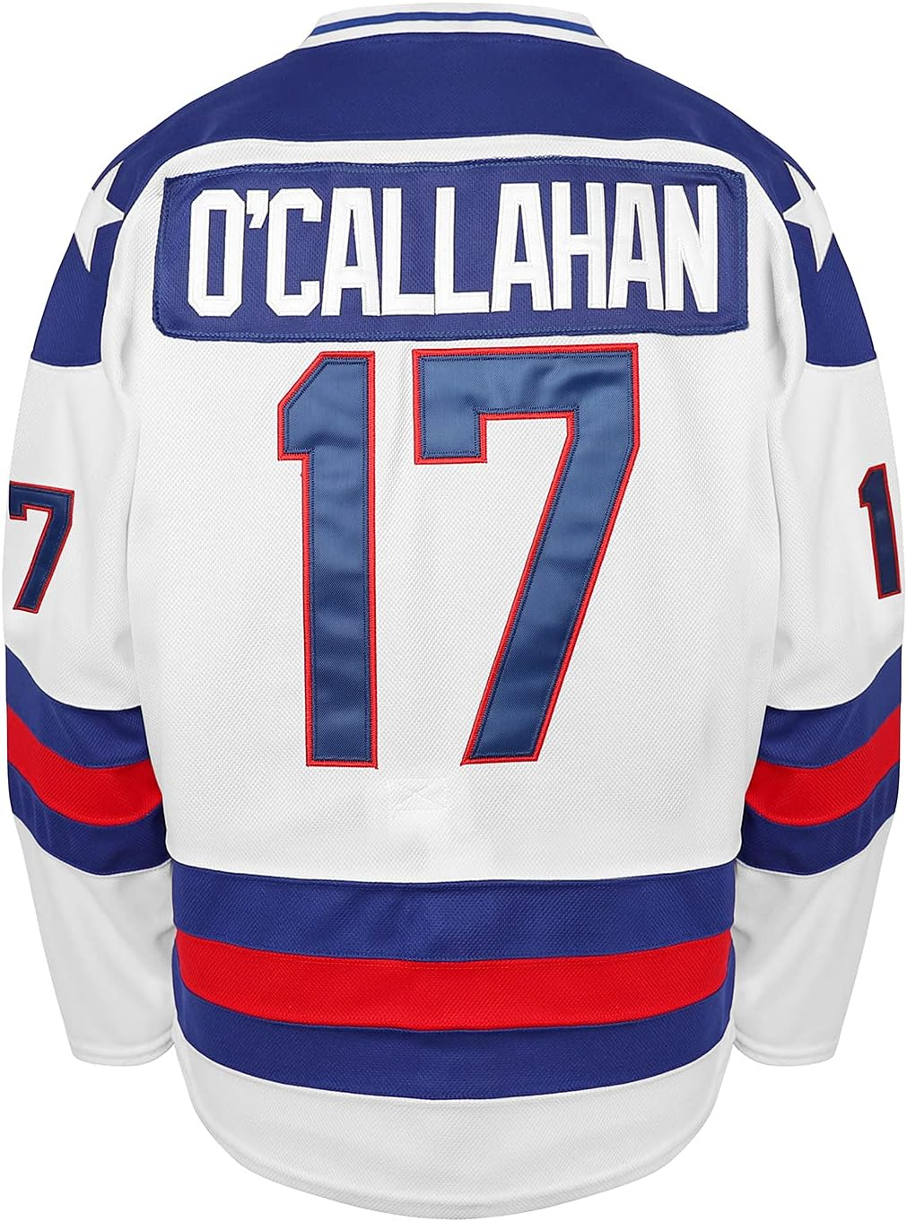 1980 Miracle on Ice Team USA Hockey 17 Jack O'Callahan 30 Jim Craig #21 Mike Eruzione Stitched Hockey Jerseys image number 1