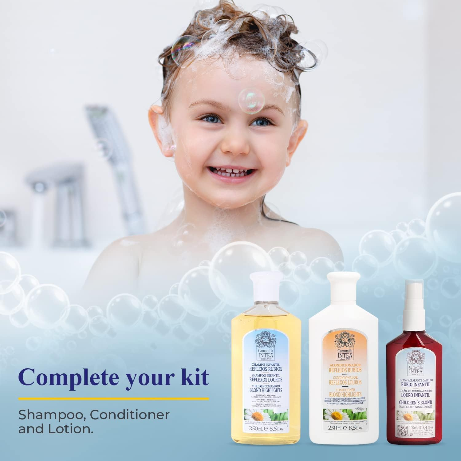 Intea Camomila Children'S Shampoo Blonde Highlights 250 Ml image number 3