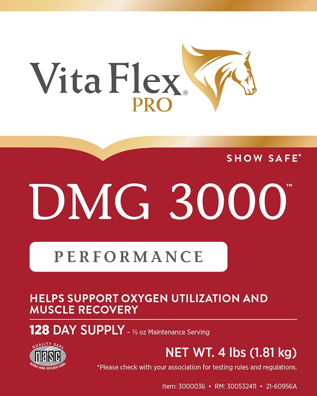 Vita Flex Pro DMG 3000 Horse DMG Concentrate, 4 Pounds, 128-Day Supply image number 3