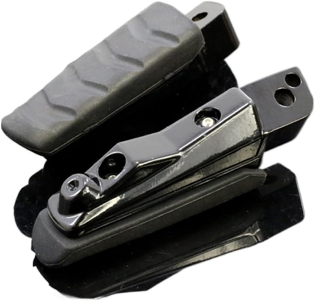 TRUSTTWO Compatible with BMW R Nine T 2014-2018 R9T Motorcycle Front/Rear Foot Rests Motorcycle Foot Rest Foot Pegs the New (Color : Rear Foot Black)