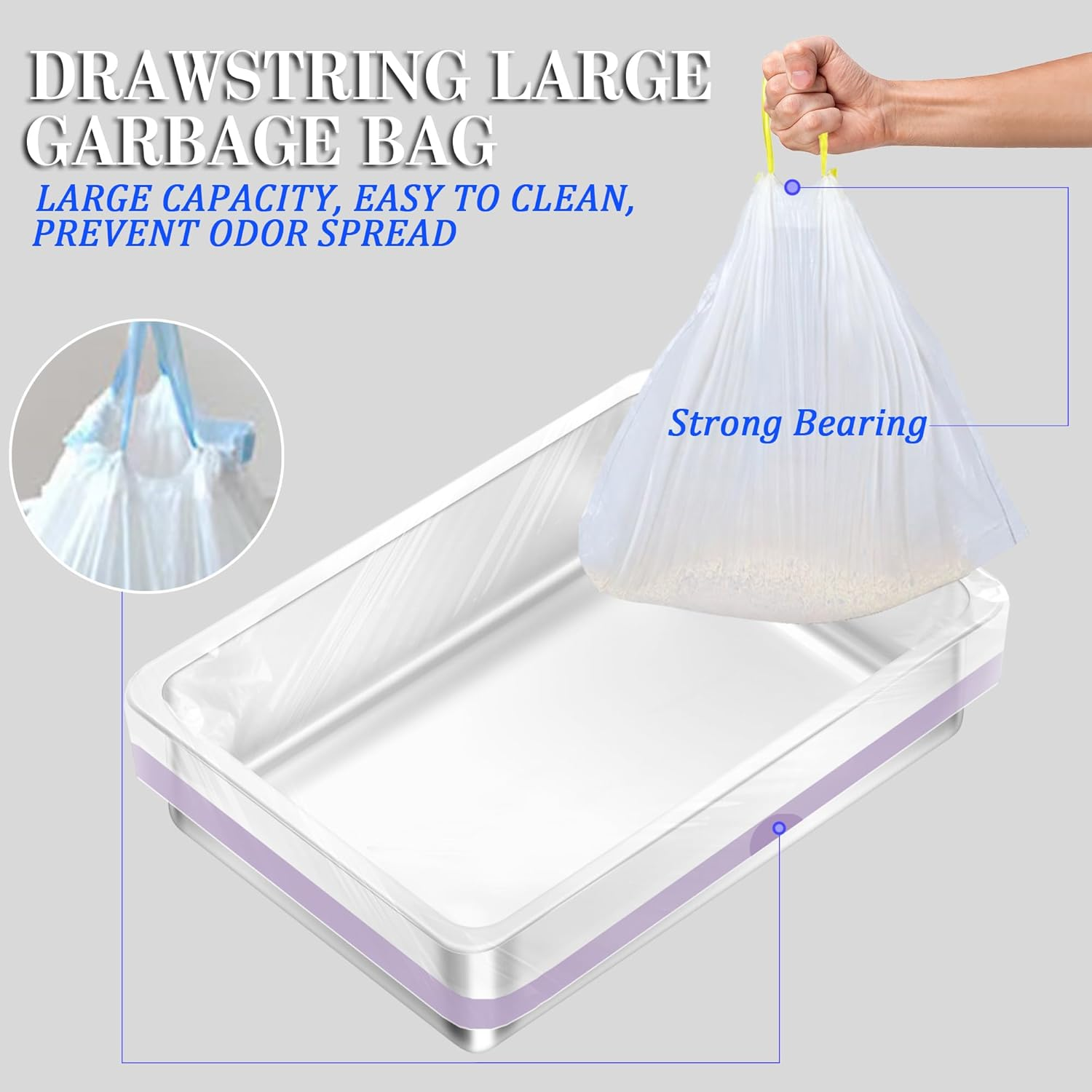 Stainless Steel Sifting Small Cat Litter Box for Pine Pellets,Metal Kitten Litter Box Sifter Pan with Litter Scoop, Low Dust, Odor Control, Easy Cleaning