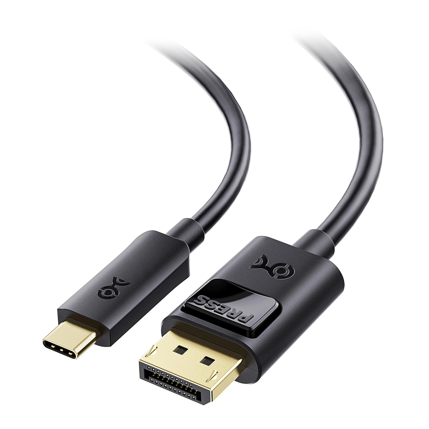 Cable Matters Unidirectional 8K USB C to Displayport Cable - 1.8M, 8K@60Hz / 4K@240Hz / DP 1.4, Thunderbolt 4 to DP 1.4 Cable, Display Port to USB C, Black - Not for Portable USBC Monitor image number 1