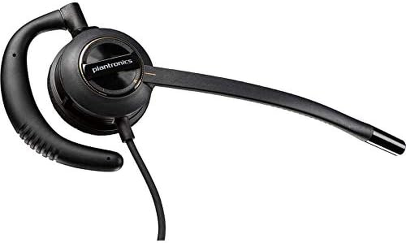 Poly Encore Pro HW530 Wired Headset Noise-Canceling Mic, Black