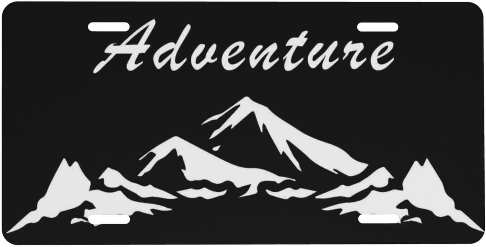 KOSUES Auburn Alabama Flag Aluminum License Plate 6 X 12 Inch Metal Car Front License Plate Cover Car Decor Accessory Novelty Vanity Decoration Tag with 4 Holes Gift for Men Women