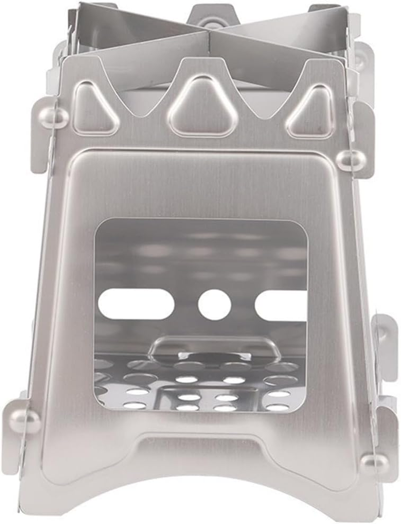 Enwye Lightweight Portable Camping Stove with Wood Burner, Folding Wood for Outdoor Hiking Camping Picnic Stove image number 4