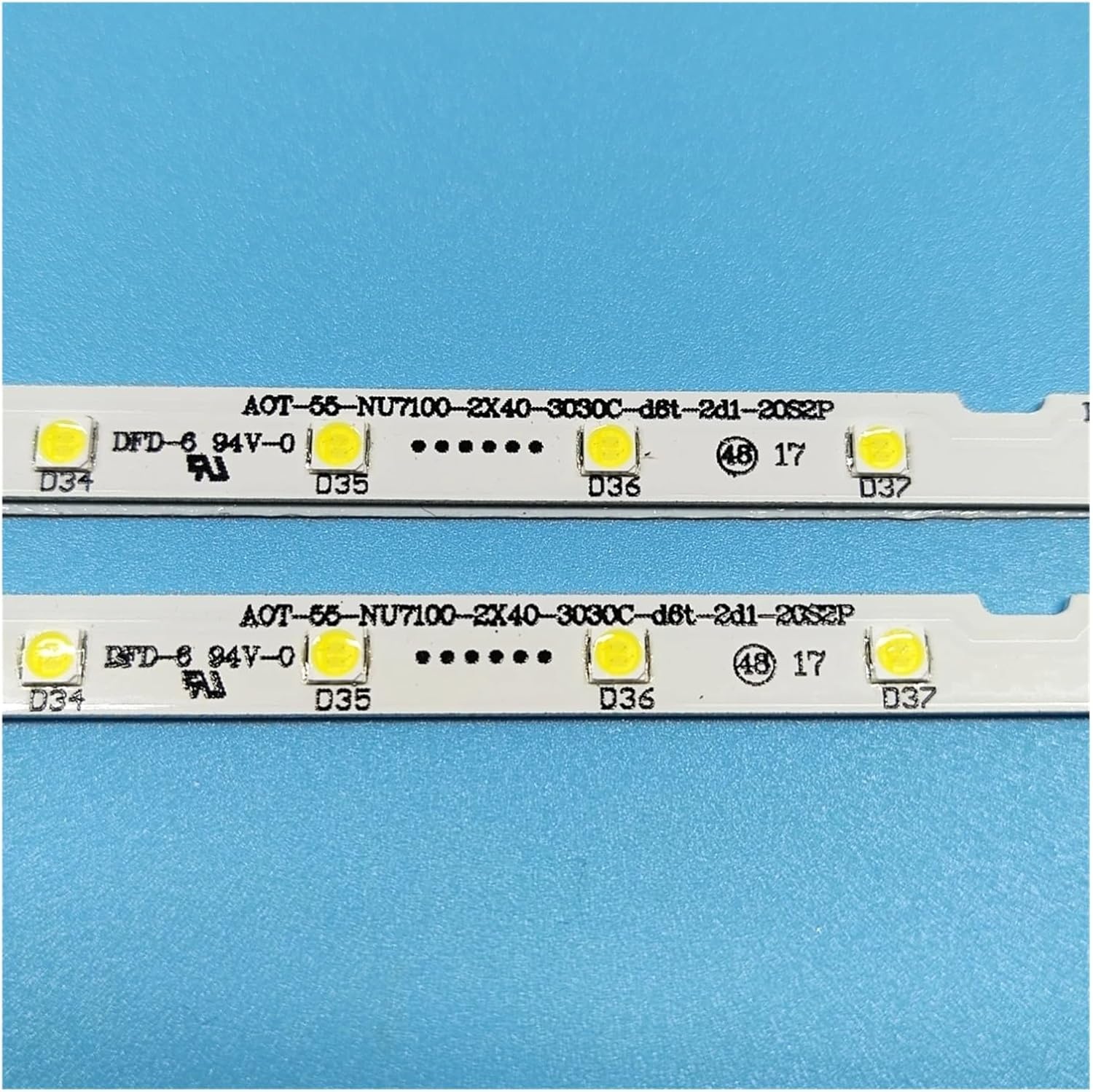 2Pcs/Kit LED Strips for TV Ue55Nu7120 UE55NU7452U UE55NU7100K UE55NU7170S UE55NU7140U UE55NU7400S UE55NU7099U UE55NU7402U (Color : 10 Pieces) image number 4