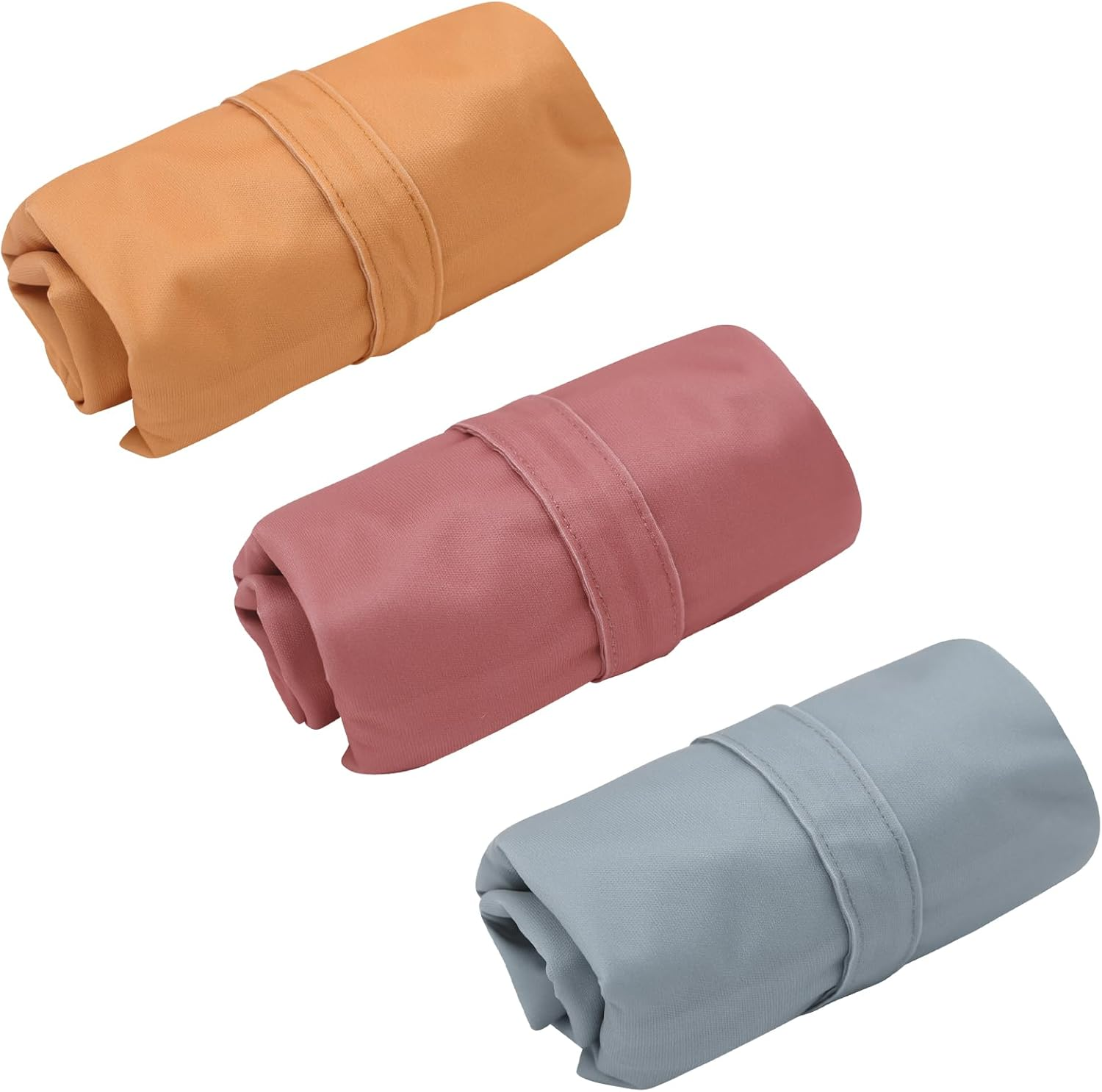 ALVABABY Cloth Diaper Wet Dry Bags Waterproof Reusable with Two Zippered Pockets Travel Beach Pool Daycare Soiled Baby Items Yoga Gym Bag for Swimsuits or Wet Clothes 3 Packs 3L-ZM11-AU - Dinosaurs 24 image number 2