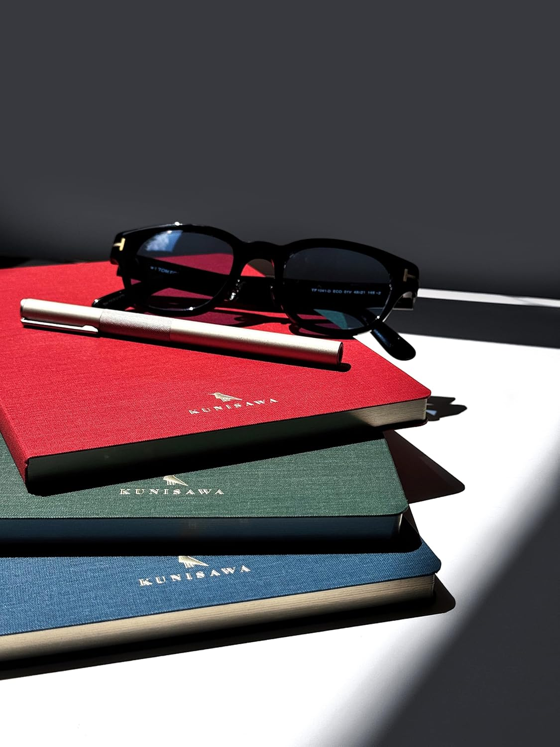 KUNISAWA GRE-01 Notebook, A5 Dot Squared, Findedge Notebook, Wasabi