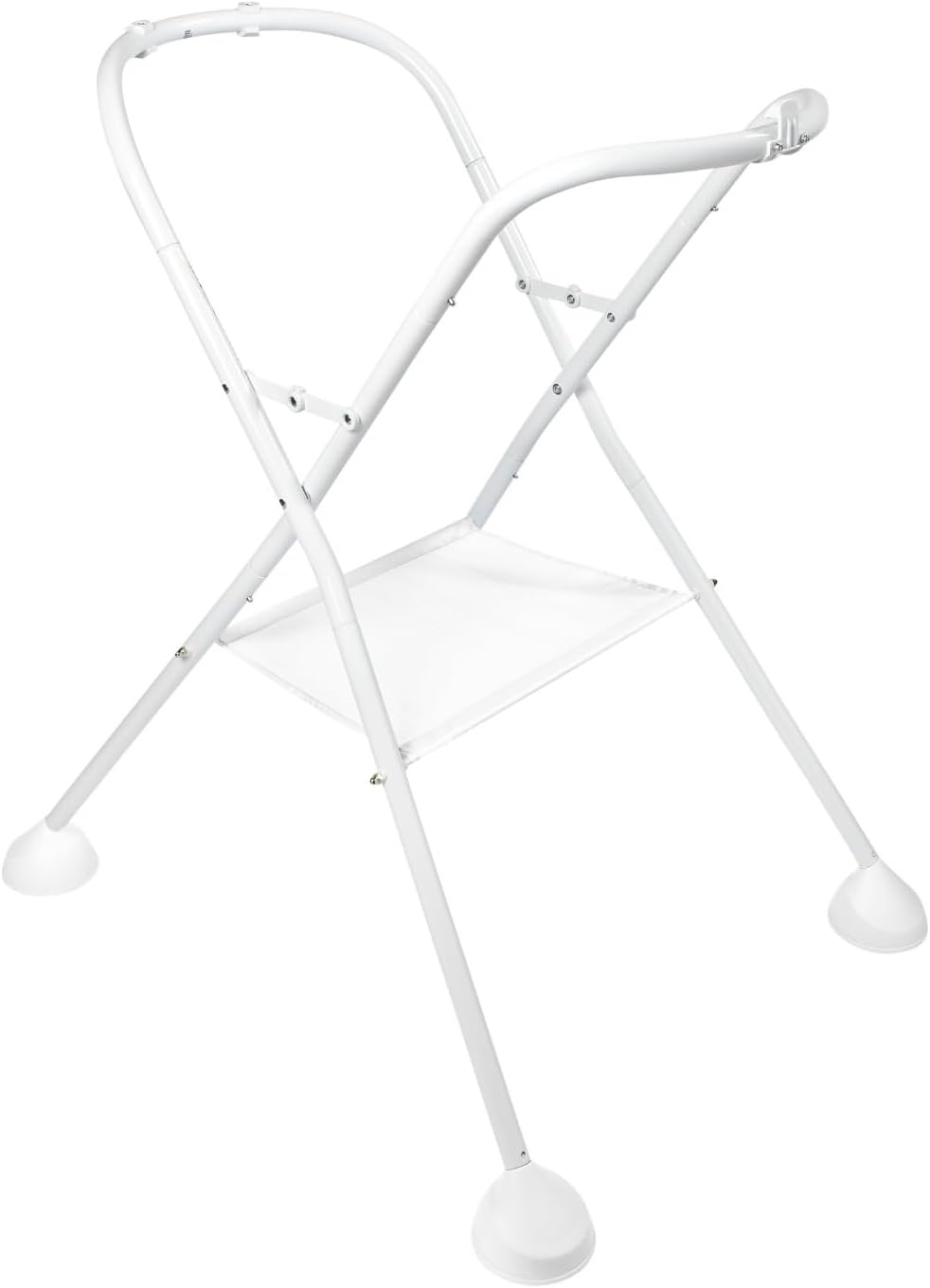 BEABA, Baby Bath and Changing Table Holder, Bath Compatible, Camele'O Changing Table, Foldable, Can Be Dismantled, White