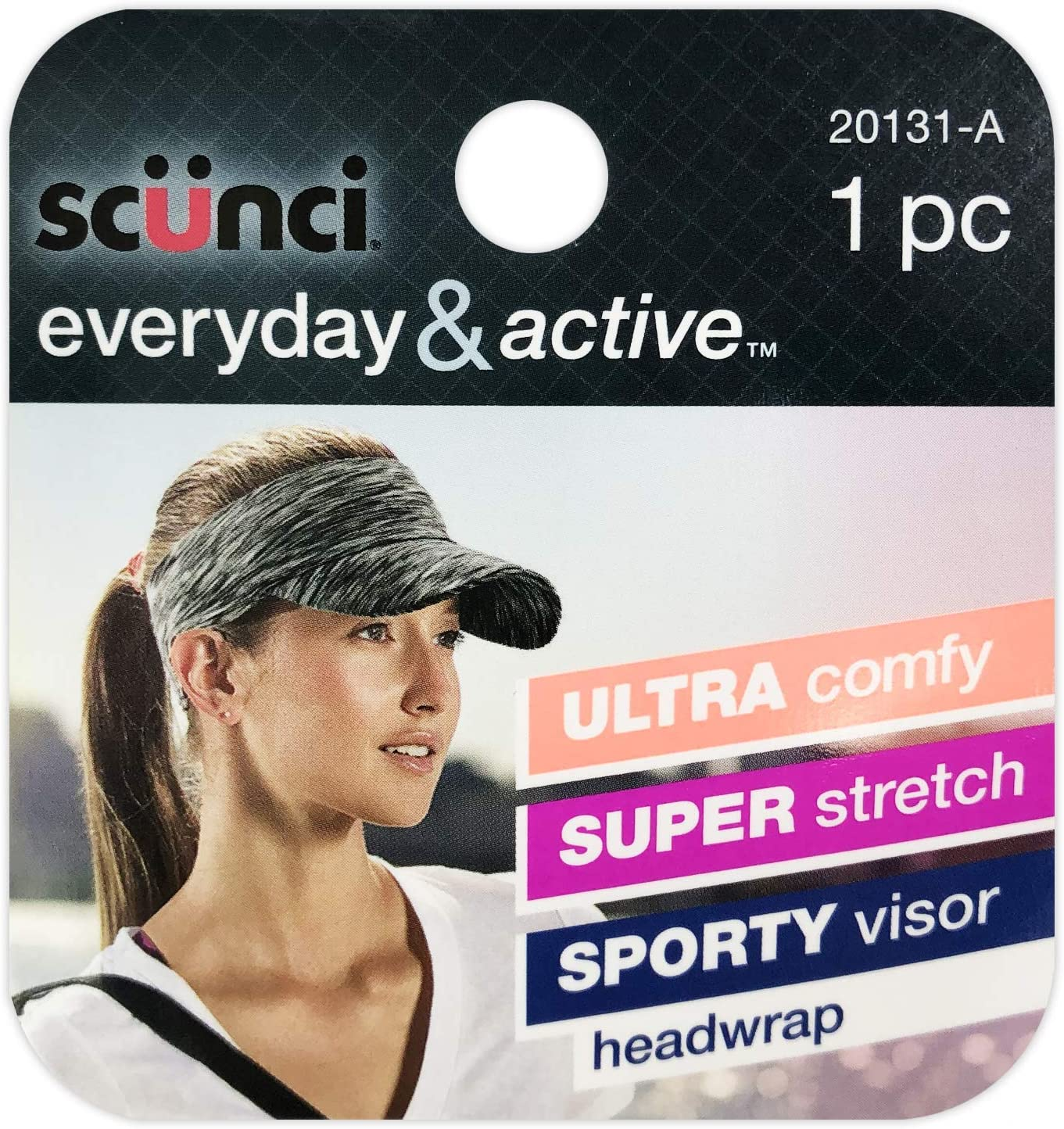 Scunci Tie Back Sporty Visor Head Wrap