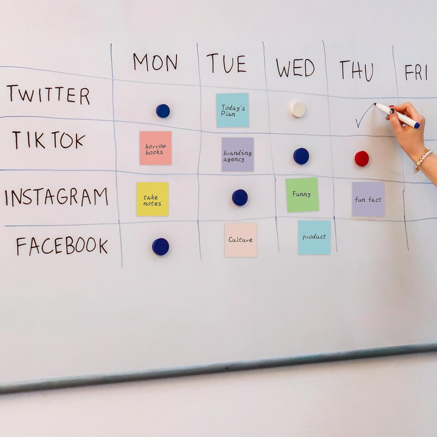 ZCZN 12 Pads Pastel Coloured Sticky Notes Jeju Colour, 60 Sheets per Pad, Use as Reminders, To-Do, Memos image number 2