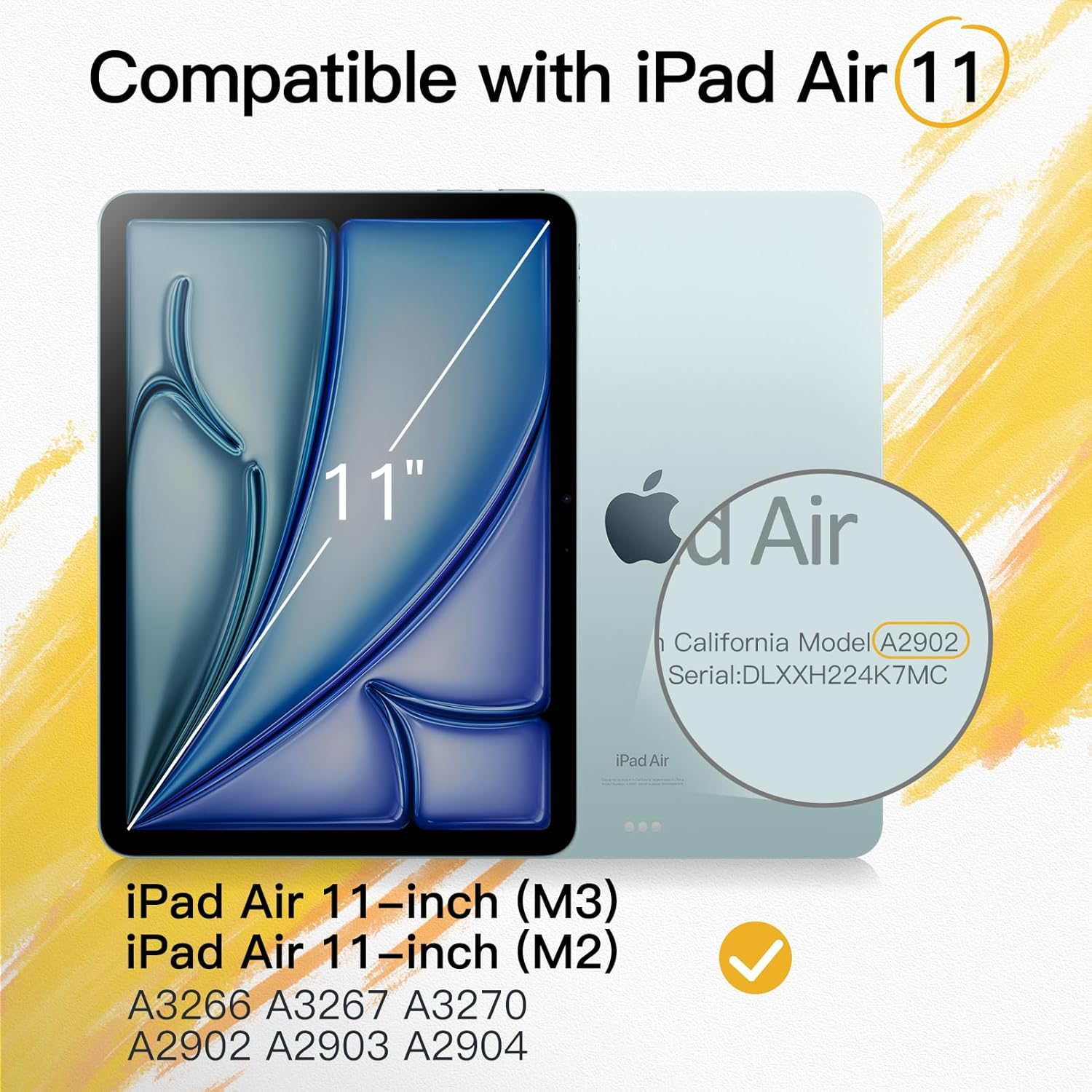 Jetech Paper Screen Protector for Ipad Air 11-Inch M3/M2 (2025/2024), Anti-Glare, Matte PET Film for Drawing, 1-Pack image number 2