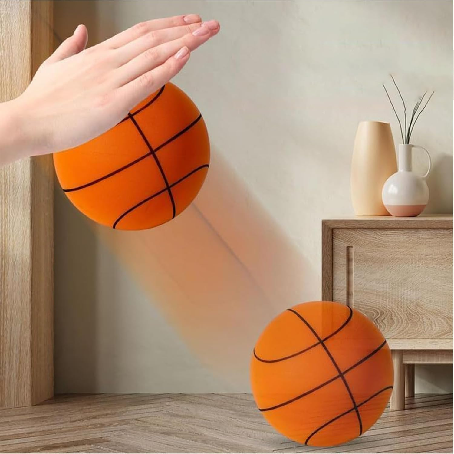 Silent Basketball, 2025 Upgrade Dribble Silent Basketball, Foam Indoor Training Quiet Ball image number 4
